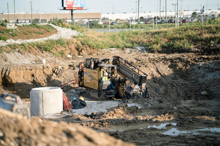 Midwest Mole tunneling