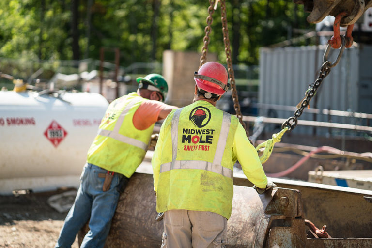 Midwest Mole employees working